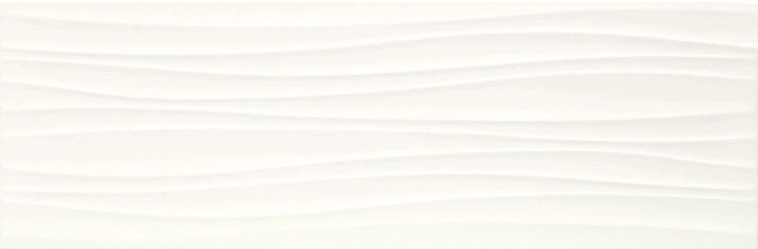 Marazzi, Absolute White - M020 - Struttura Twist 3d, Satinato, 25x76cm, 9.00mm