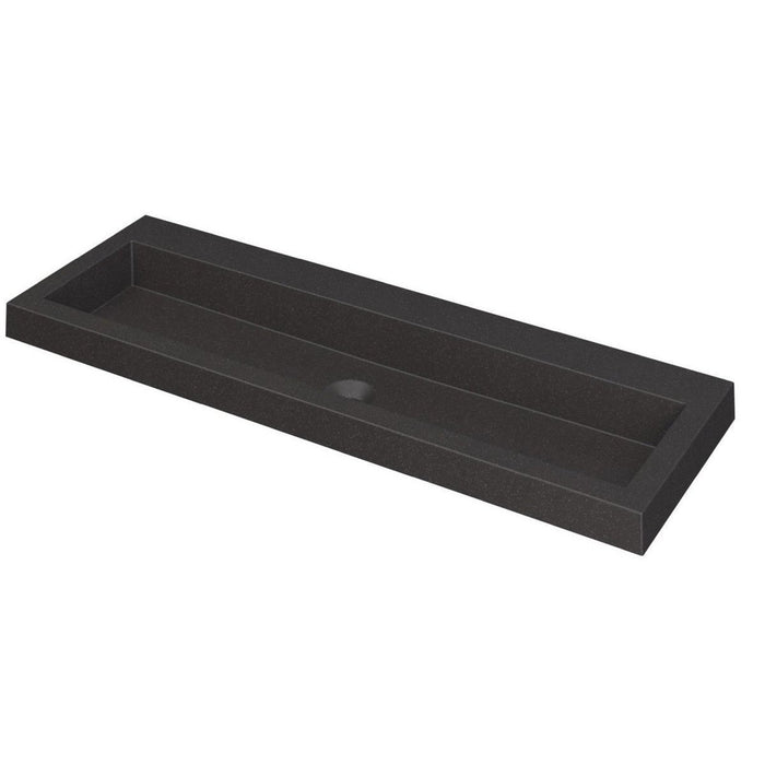 Ink Dock Wastafel Polystone zonder kraangat - Mat Wit - 120x40 cm - 3415330