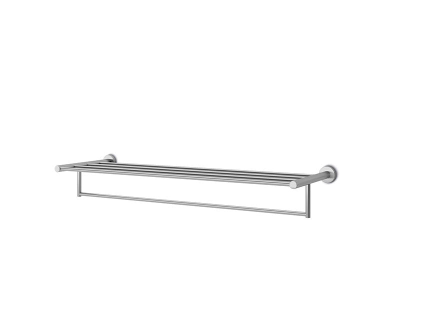 JEE-O Slimline Handdoekrek lengte 70 cm geborsteld rvs - 801-0070