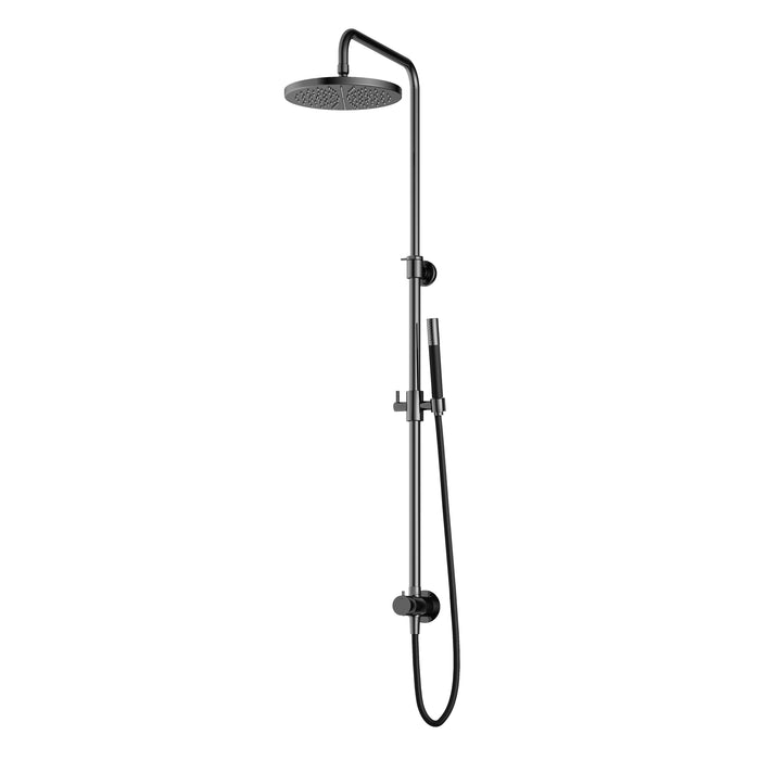 Hotbath Cobber M438 stortdoucheset, hoofddouche 30cm - doucheslang met staaf handdouche - Mat Zwart