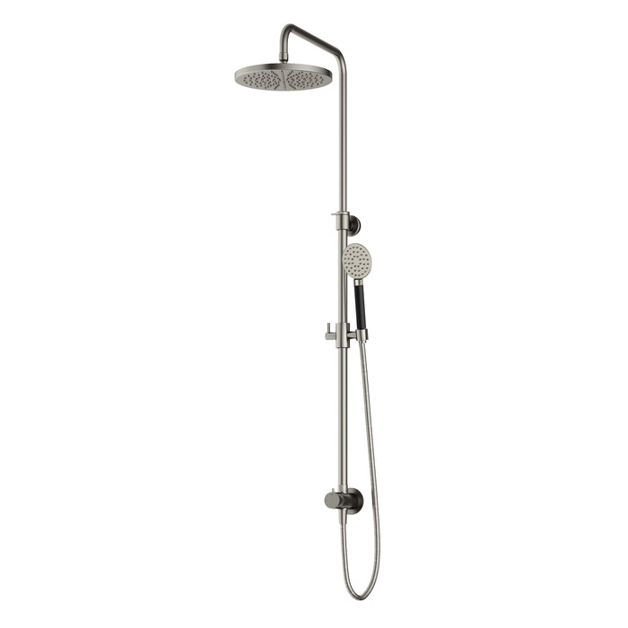 Hotbath Cobber M438 stortdoucheset, hoofddouche 30cm - doucheslang met ronde handdouche - Zwart Chroom