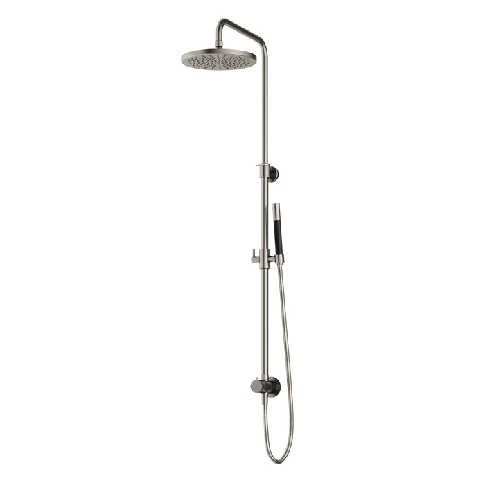 Hotbath Cobber M438 stortdoucheset, hoofddouche 30cm - doucheslang met staaf handdouche - Mat Zwart