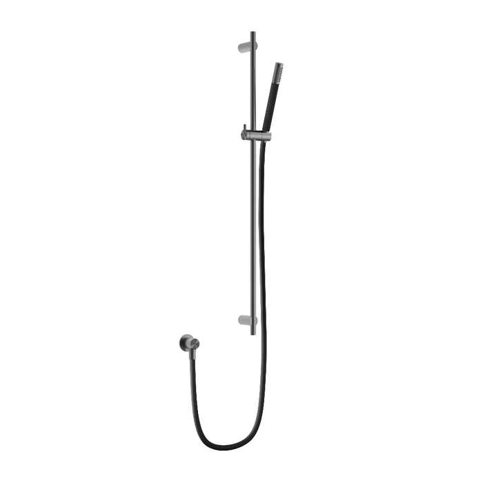 Hotbath Archie AR317 glijstang 90cm Handdouche en doucheslang RVS 316 - Geborsteld Gunmetal PVD