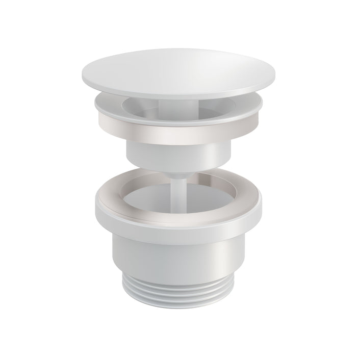 Hotbath Cobber P708 niet-afsluitbare plug rond mat-zwart